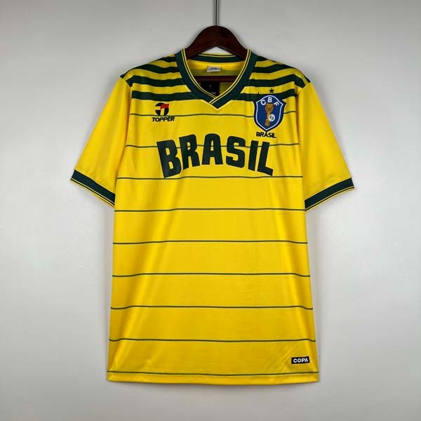 Tailandia Camiseta Brasil Primera Retro 1984